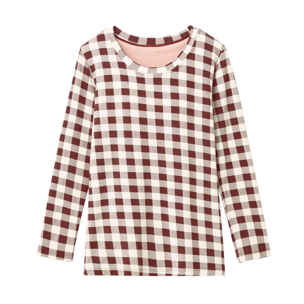 【NIGHT】ナイトブラパジャマ長袖【SALE】 TC6259 ボルドー