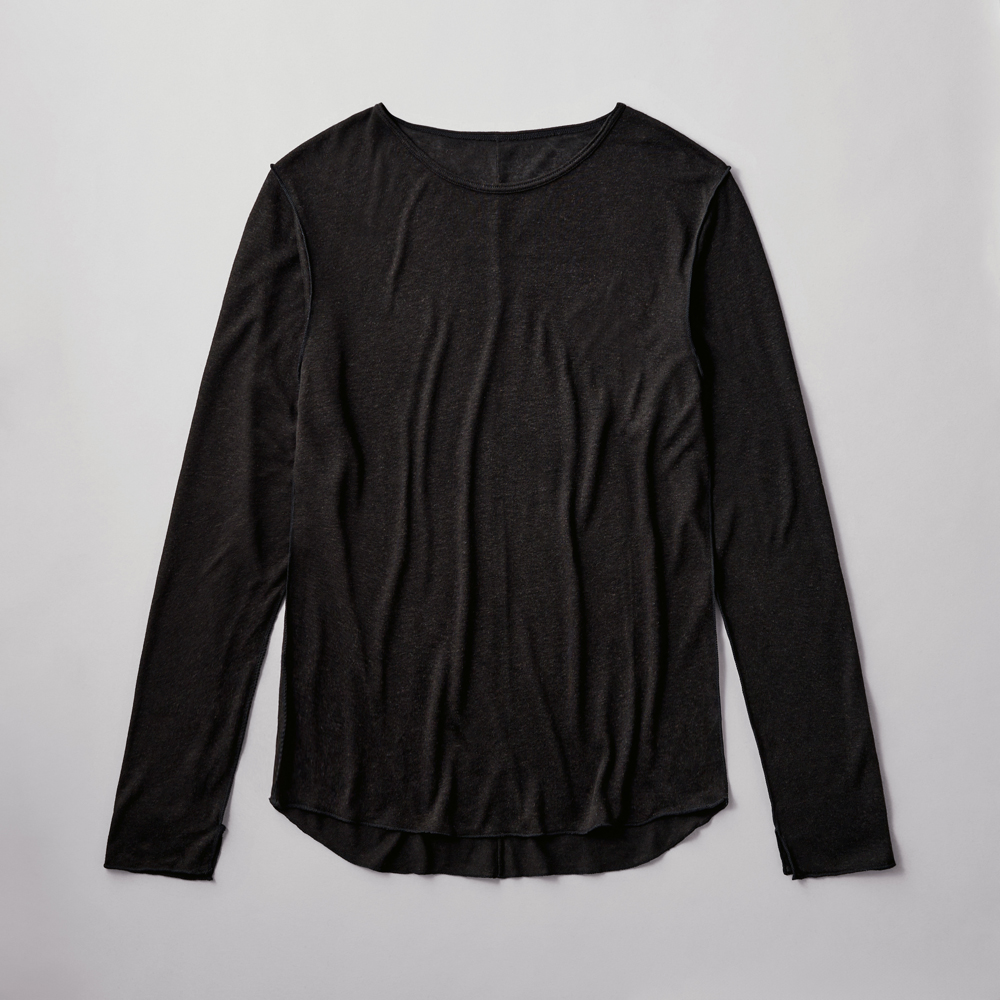 【7DAYS LOOKS】オーバーサイズ長袖【SALE】 TC7347 ブラック