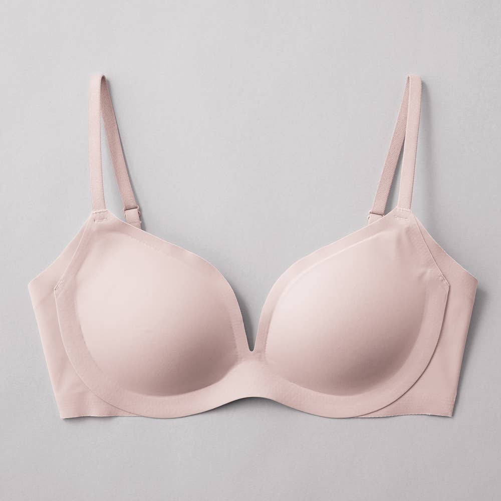 【hadaka bra】ノンワイヤーブラジャー TC7755 メローピンク