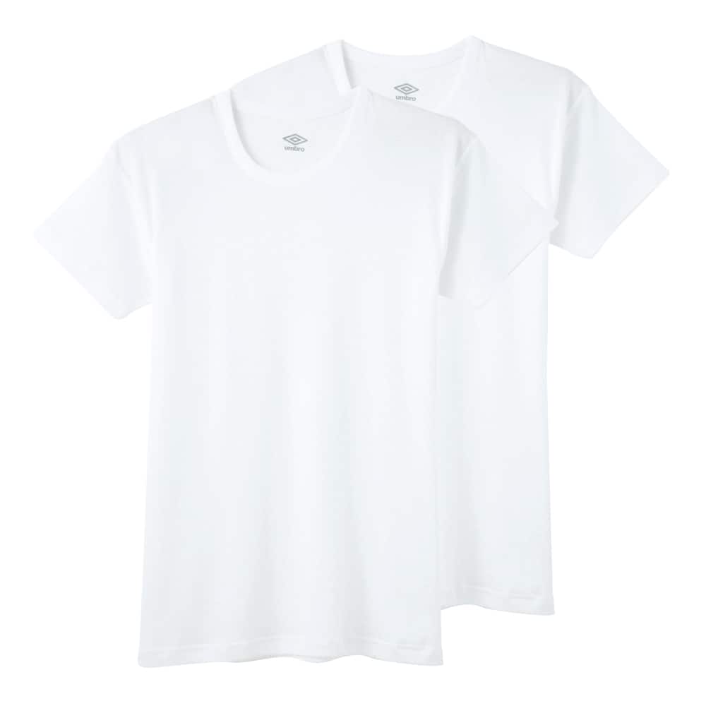 クルーネックＴシャツ（２枚組）（子供130～170cm）（男の子） UB1665F: キッズ