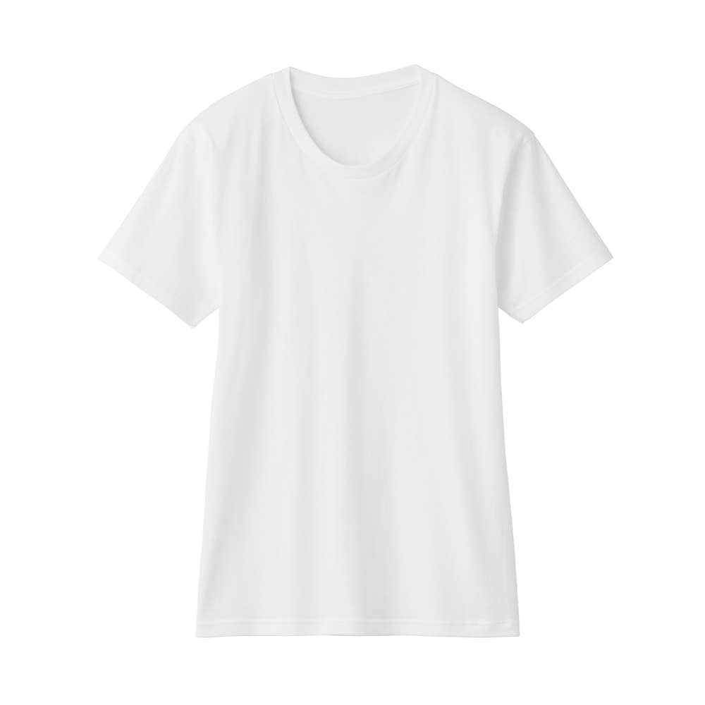 しっかりネックTシャツ【SALE】 UR0113L ホワイト