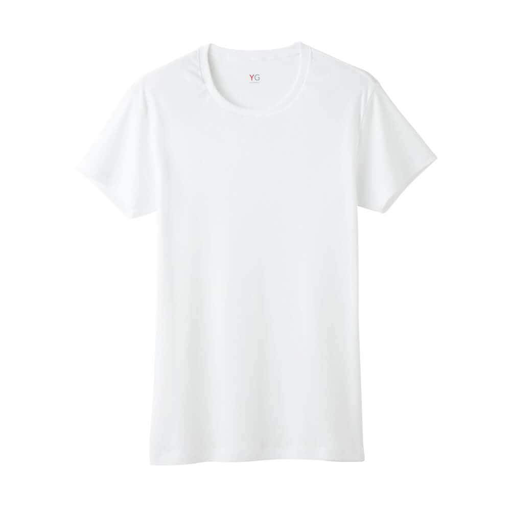 クルーネックｔシャツ メンズ まとめ買い割対象 M ホワイト メンズ