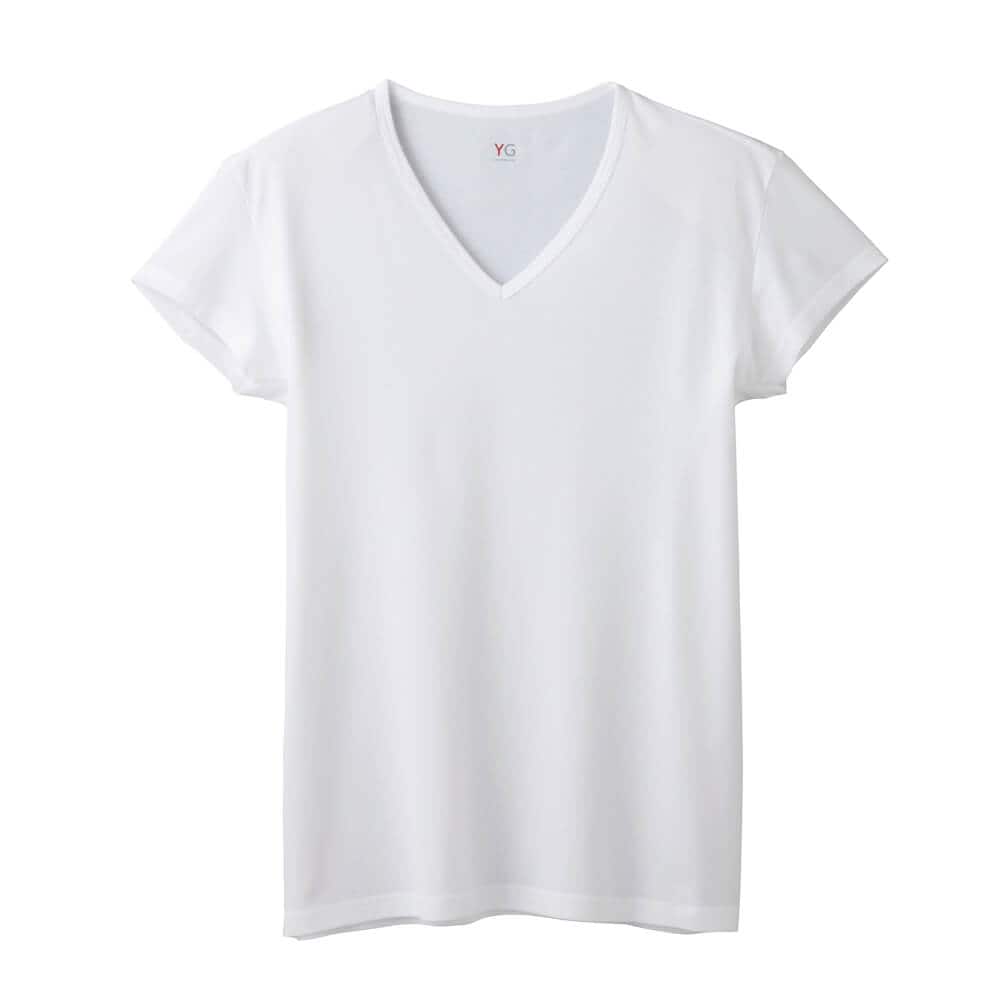 Dry Cool ｖネックｔシャツ 短袖 汗取り付 メンズ Ll グレー メンズ