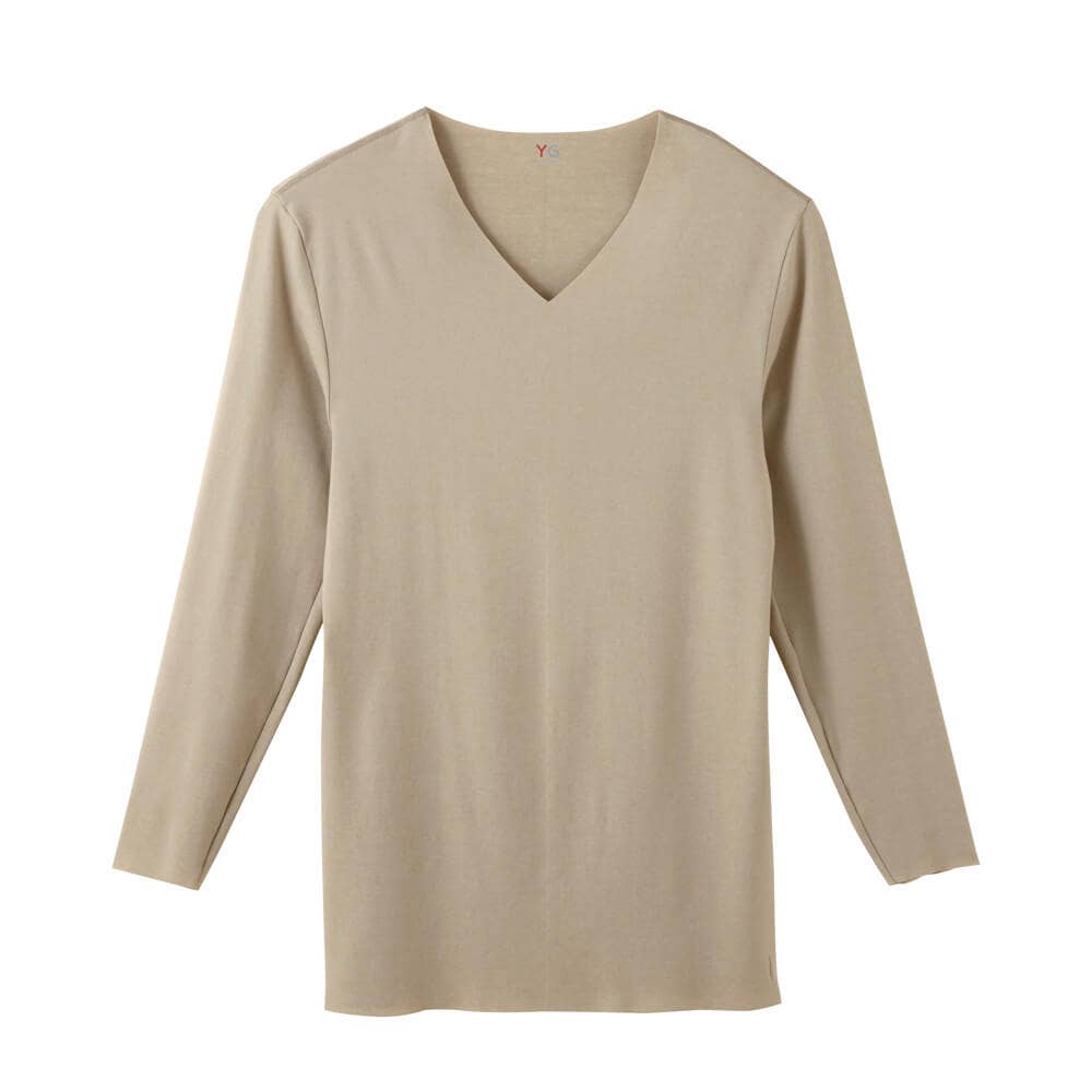 ｖネック９分袖シャツ メンズ Yv1509 メンズ トップス