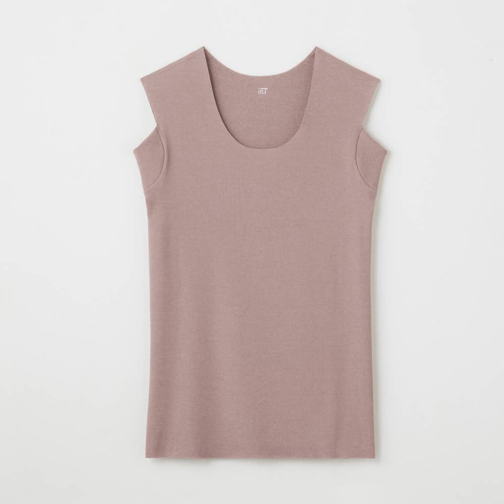 Tシャツ専用】綿リッチ・汗取り付パッド付きスリーブレス