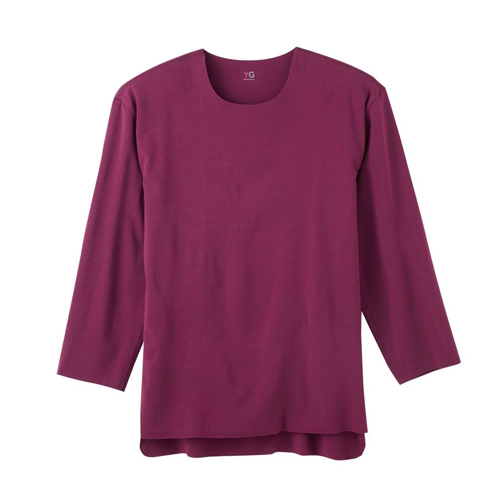 ７分袖ｔシャツ 裾スリット メンズ Yv2217 メンズ