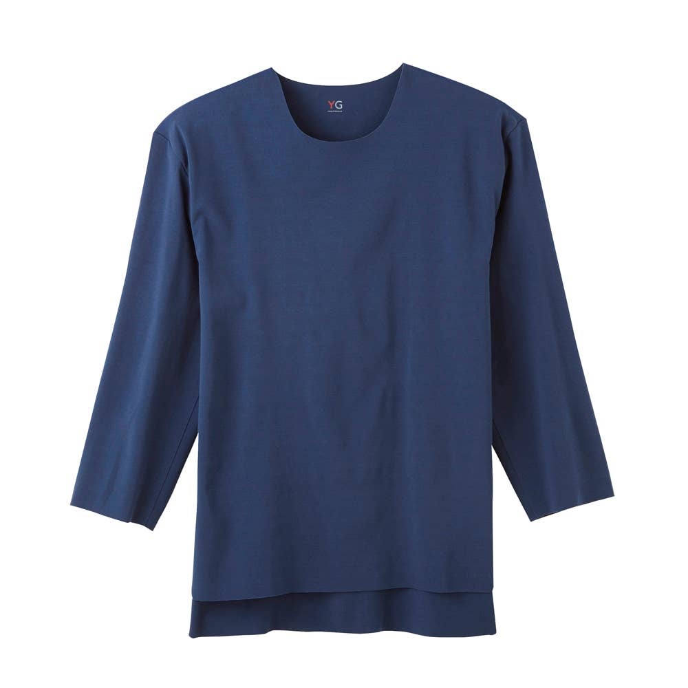 ７分袖ｔシャツ 裾スリット メンズ Yv2217 メンズ