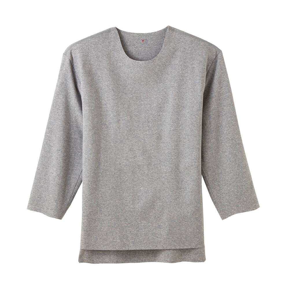 ７分袖ｔシャツ 裾スリット メンズ Yv2217 メンズ