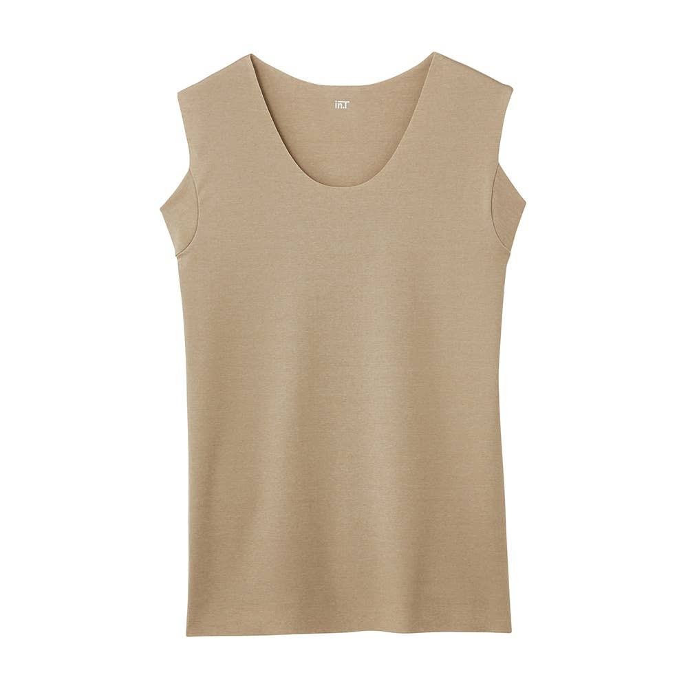 ｔシャツ専用インナー インティー 撥水加工 汗取りパッド付スリーブレス メンズ Yv2638 メンズ