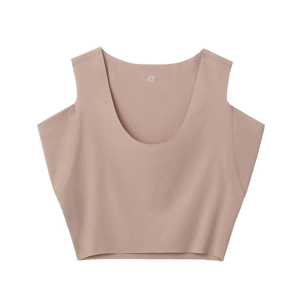 【Ｔシャツ専用】汗取り付きスリーブレス（ハーフ丈） YV3055 スモークピンク