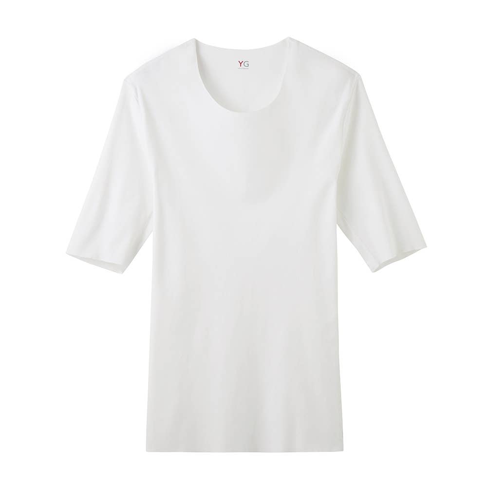 ５分袖シャツ メンズ Sale M ホワイト メンズ