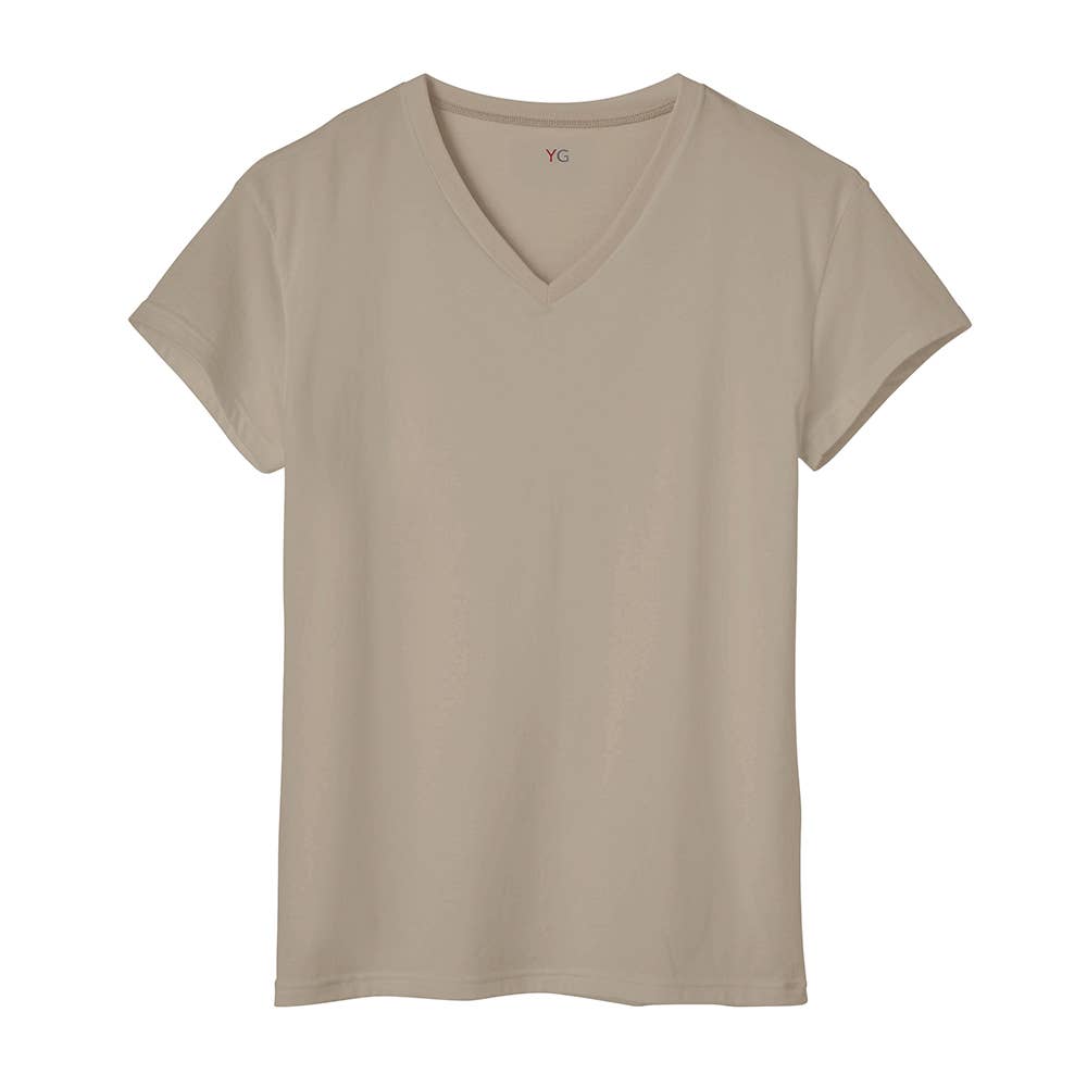 Airmade Cotton 袖丈短め汗取り付ｖネックシャツ メンズ メンズ