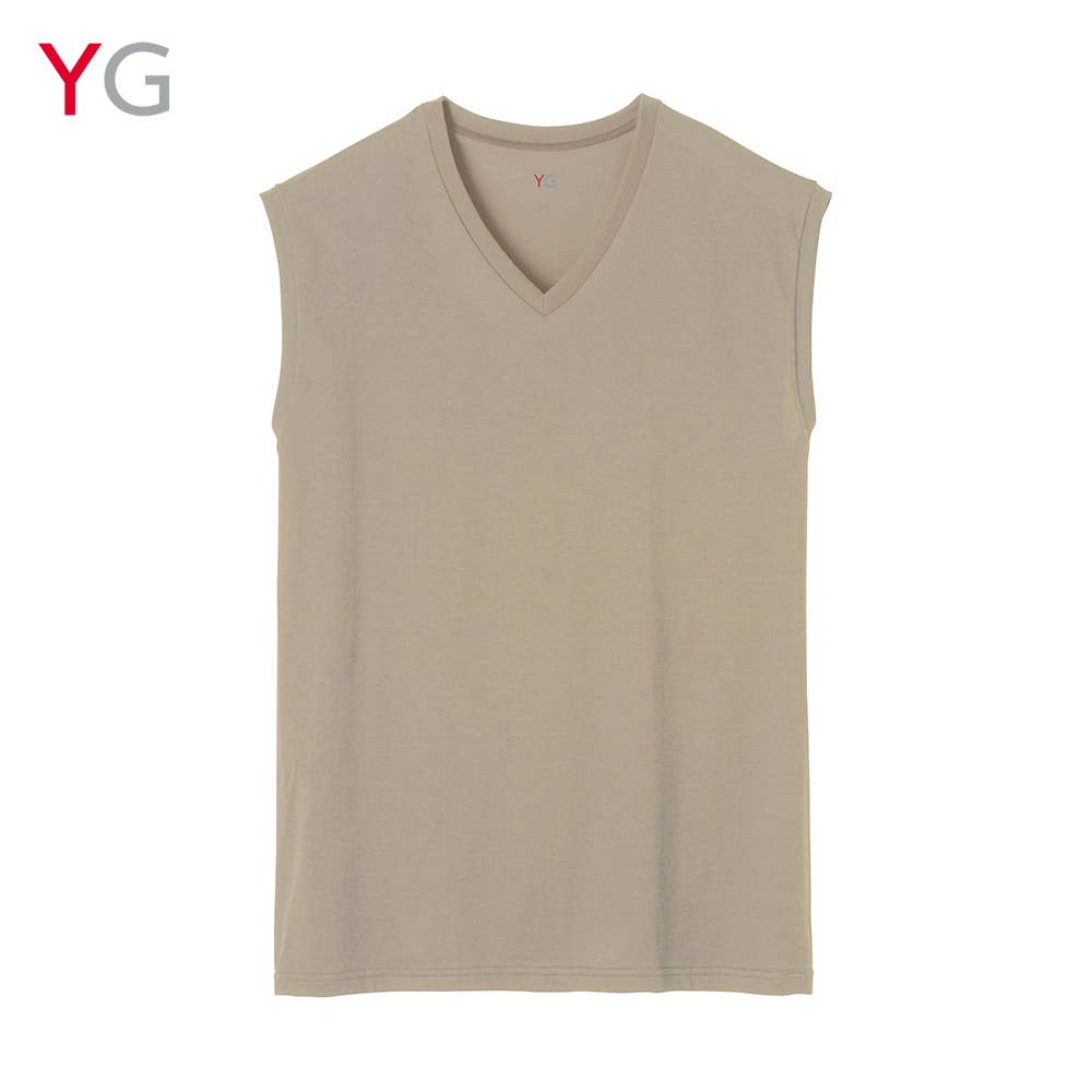 Airmade Cotton ｖネックスリーブレスシャツ メンズ まとめ買い割対象 Yv9618 メンズ トップス