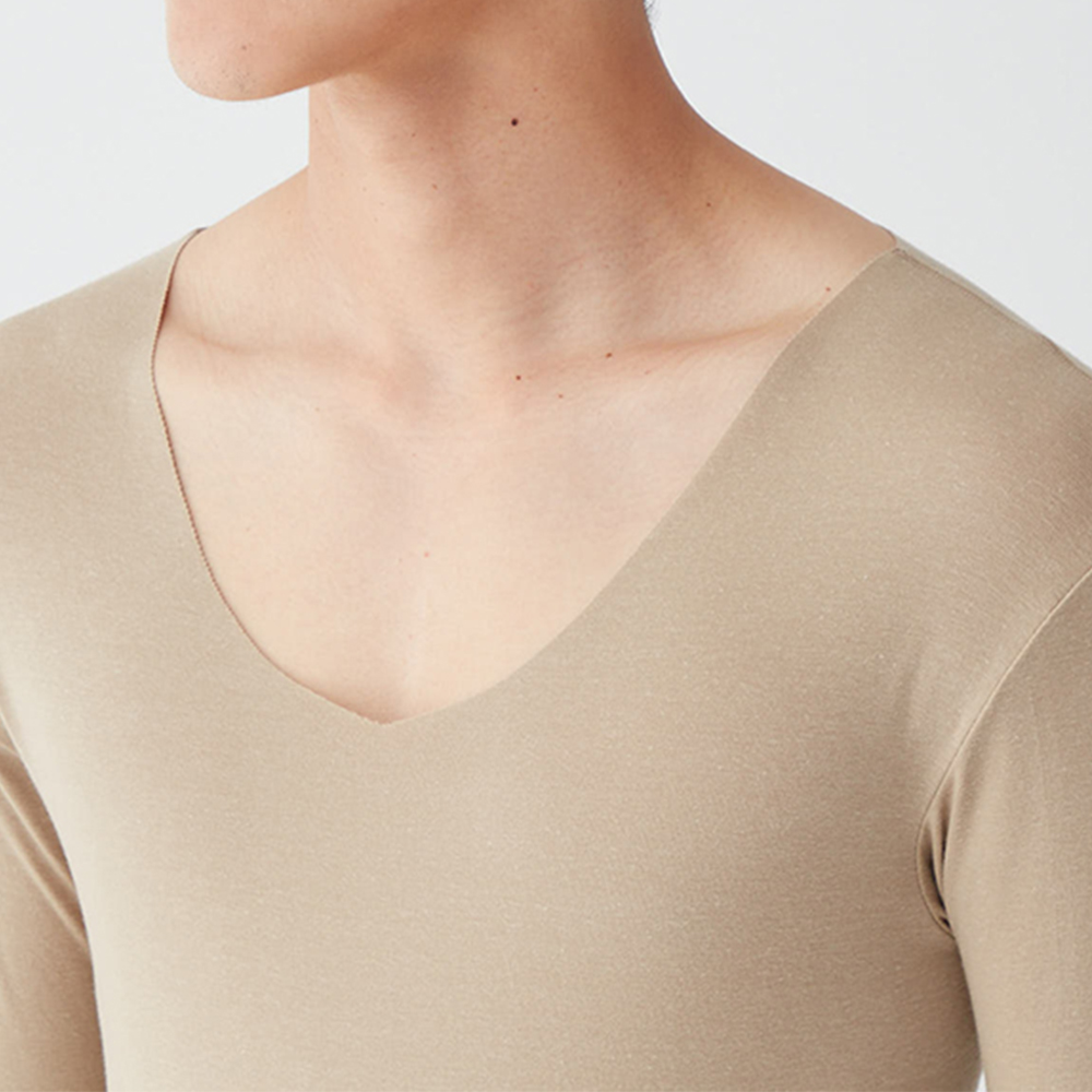 【NEXTRA WARM】長袖Vネックシャツ(V首) YVE009A E8