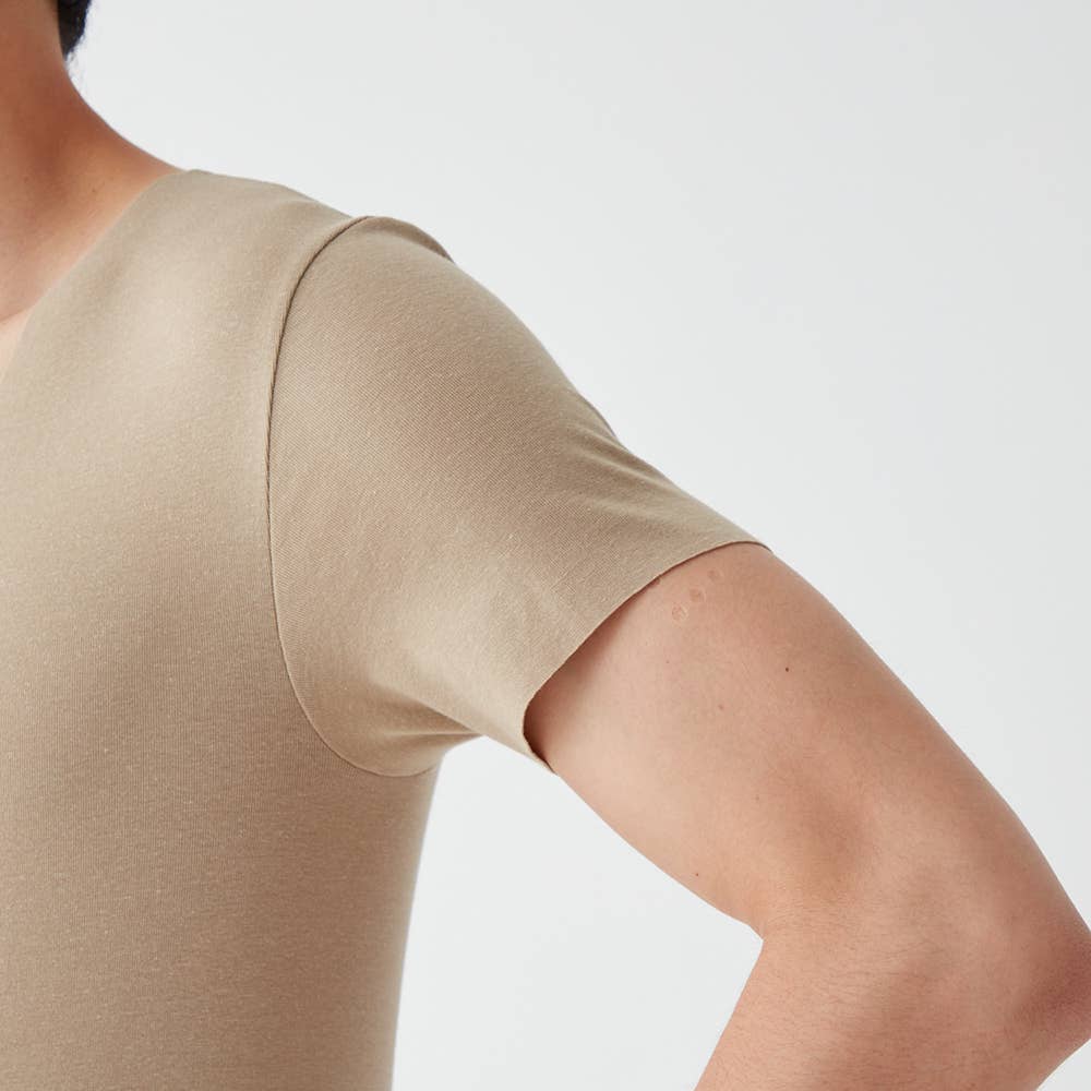 【NEXTRA WARM】半袖Vネックシャツ(V首) YVE015A E11