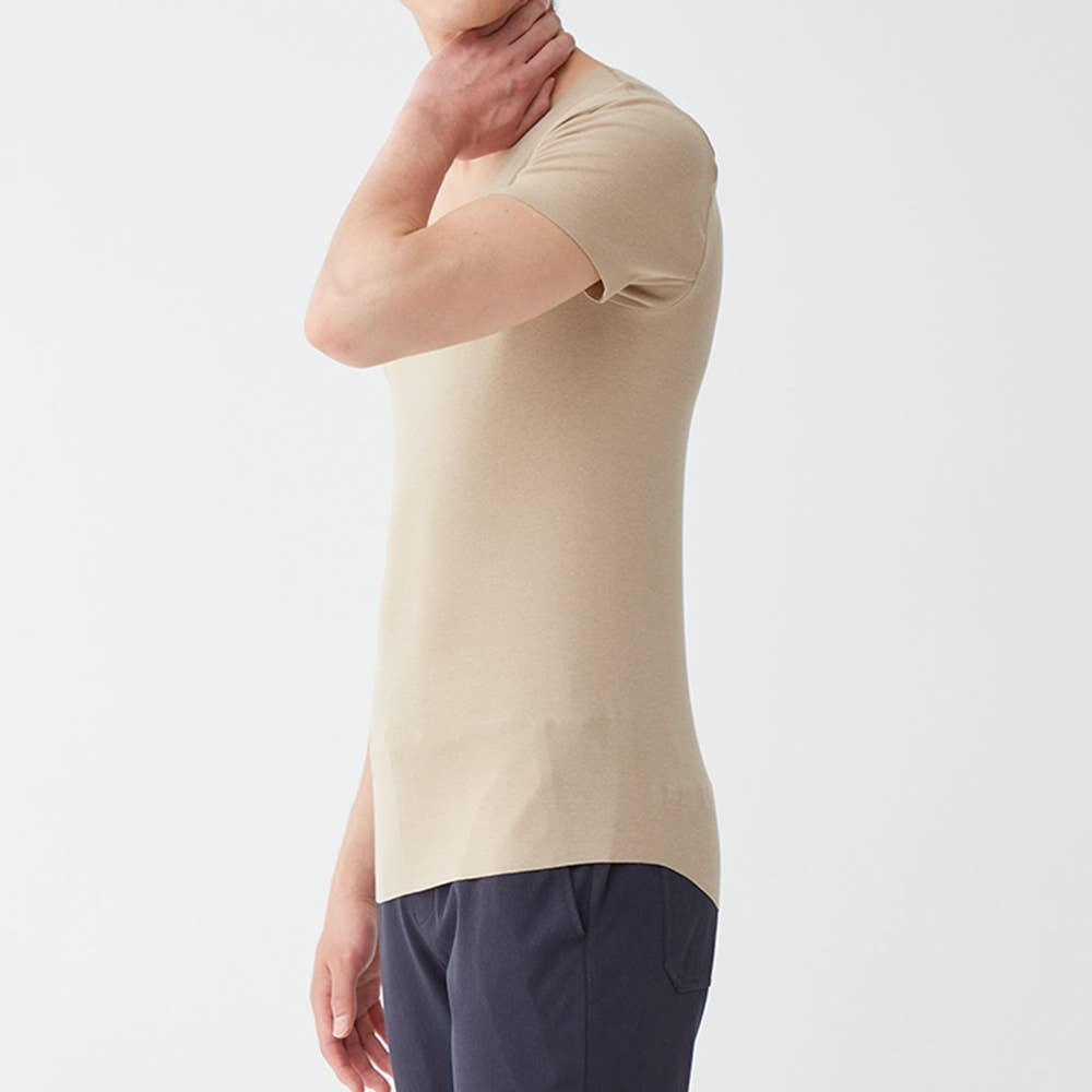 【NEXTRA WARM】半袖Vネックシャツ(V首) YVE015A E9