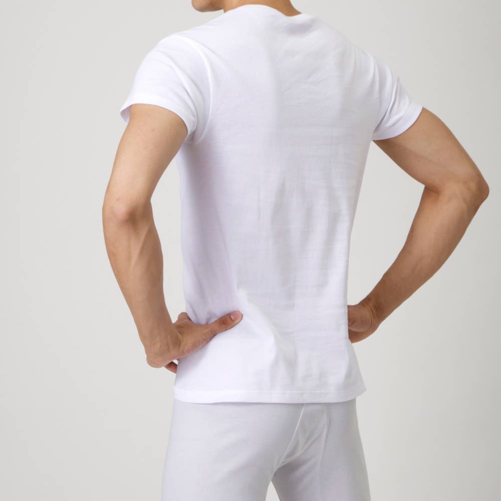 【綿100%】クルーネックTシャツ(丸首) YVP013A E4