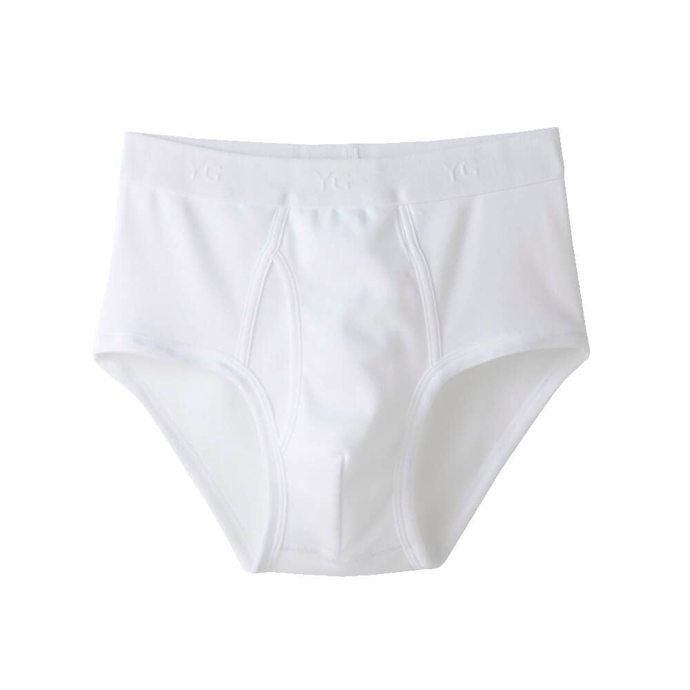 【綿100%】スタンダードブリーフ(前あき) YVP030A ホワイト