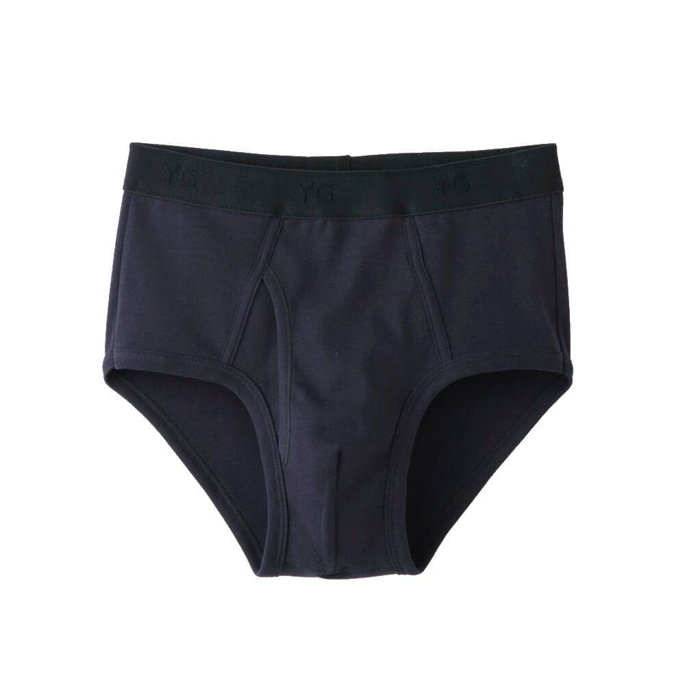 【綿100%】スタンダードブリーフ(前あき) YVP030A ネービーブルー