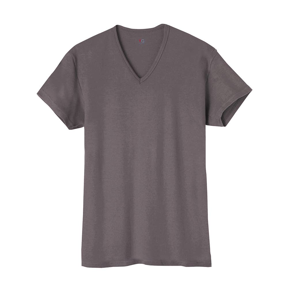 【ダブルホット】ＶネックＴシャツ YVW015A チャコールグレー