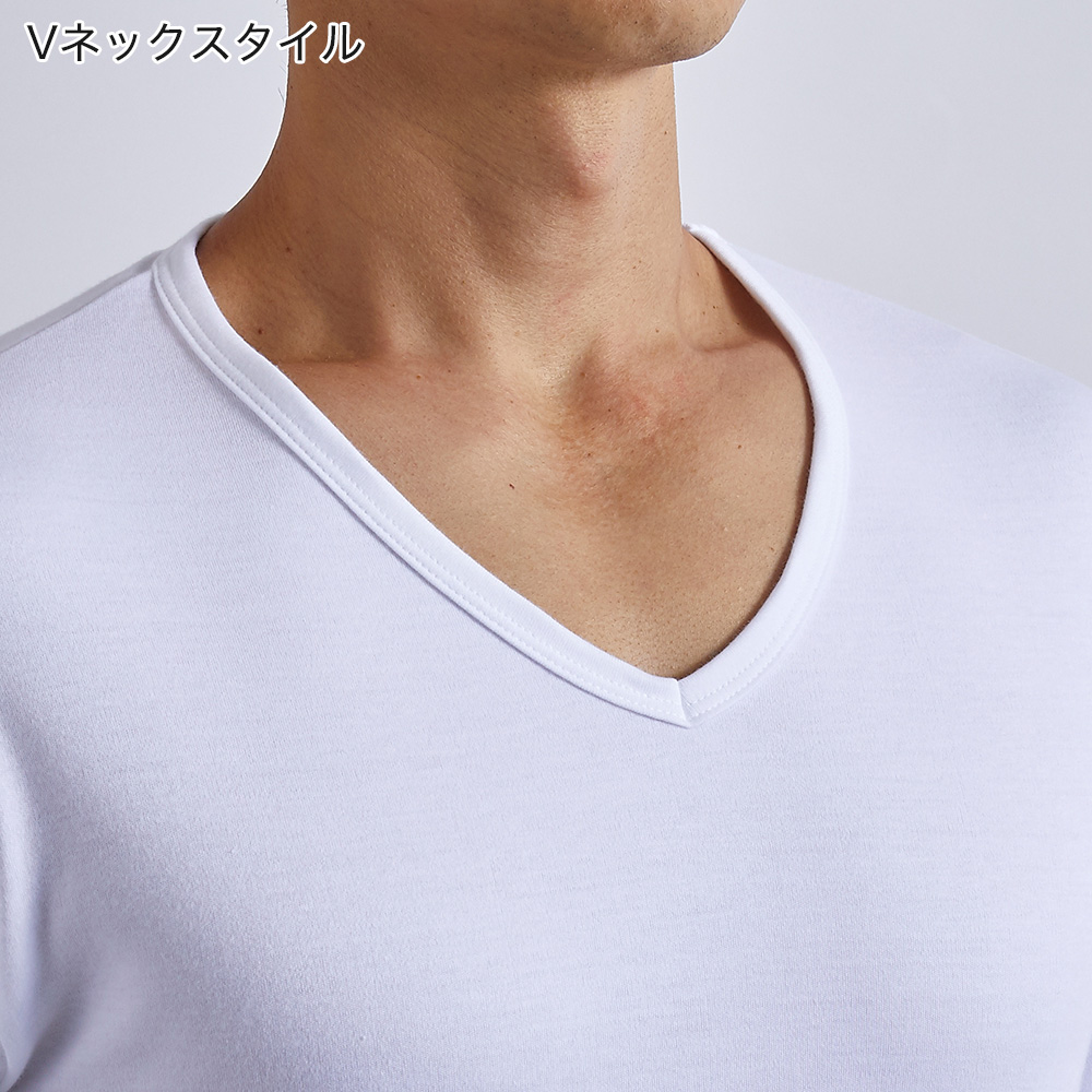 【ダブルホット】VネックTシャツ YVW015A E10