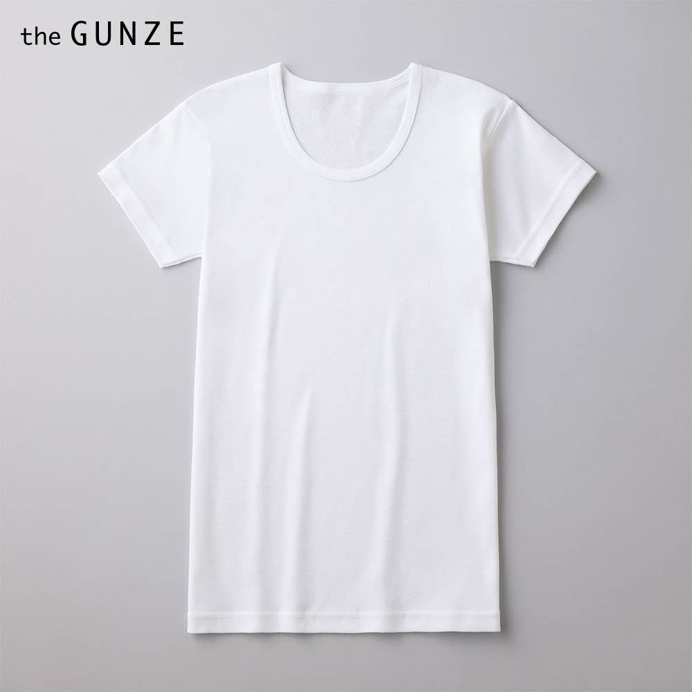 【綿100%】半袖丸首シャツ(100~140cm)