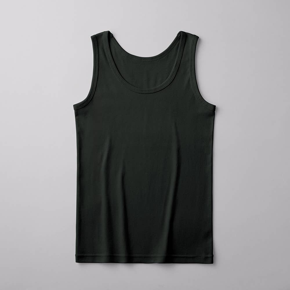 【綿100%】タンクトップ(100~140cm) ZX870EC ブラック
