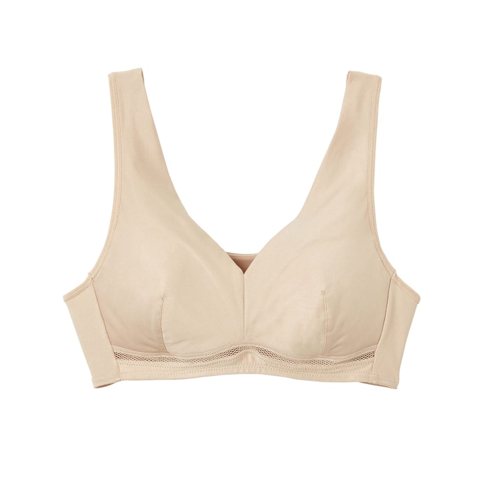 夏のブラ ノンワイヤーブラジャー レディース M ペールピンク レディース 夏のブラ ノンワイヤーブラジャー レディース M ペールピンク レディース