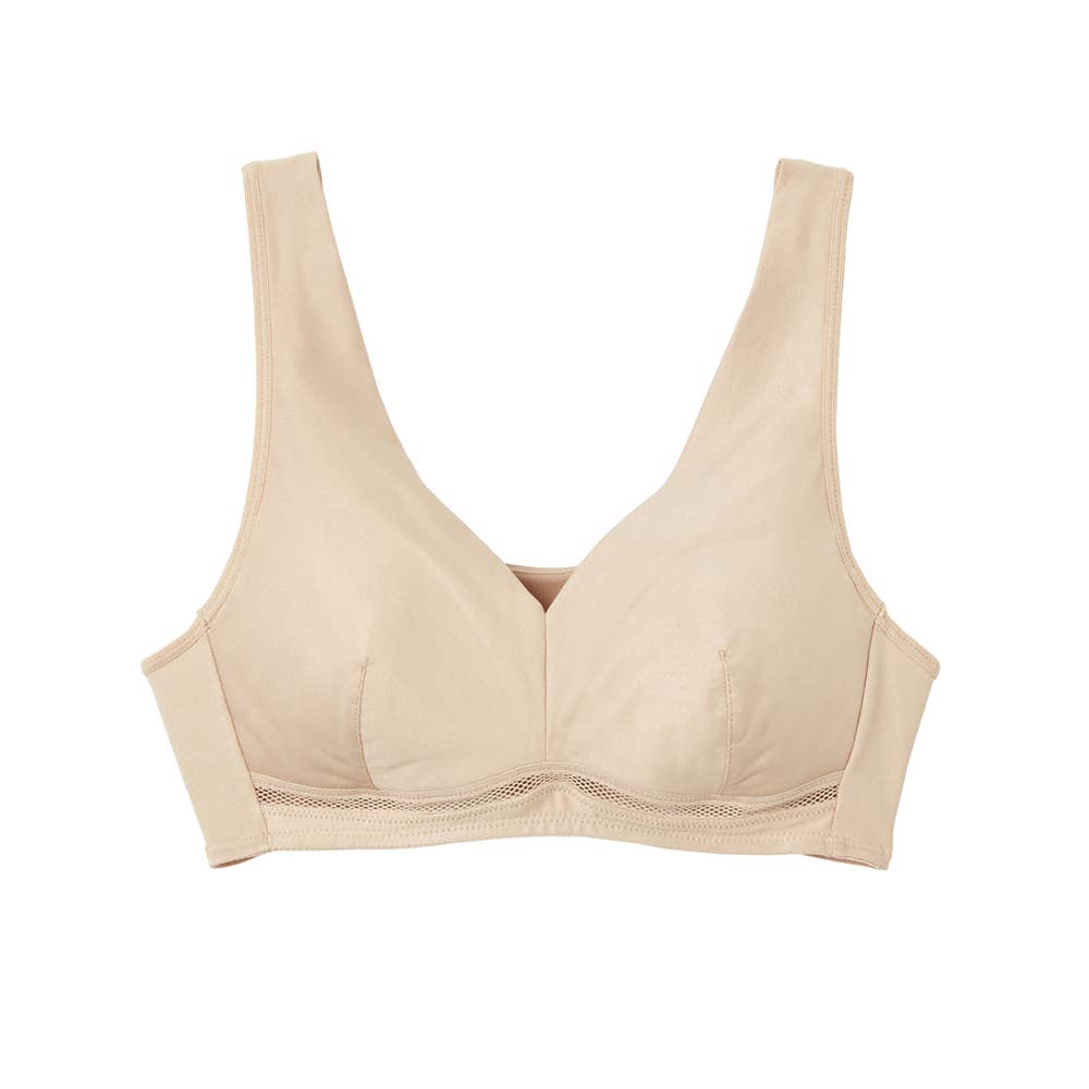 【汗ベタOFF】ノンワイヤーブラジャー EB1231N ノーブルベージュ