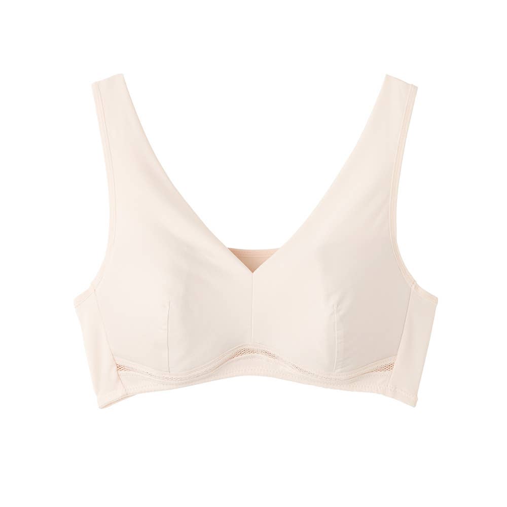 【汗ベタをOFF】ノンワイヤーブラジャー EB1231Z シェルピンク