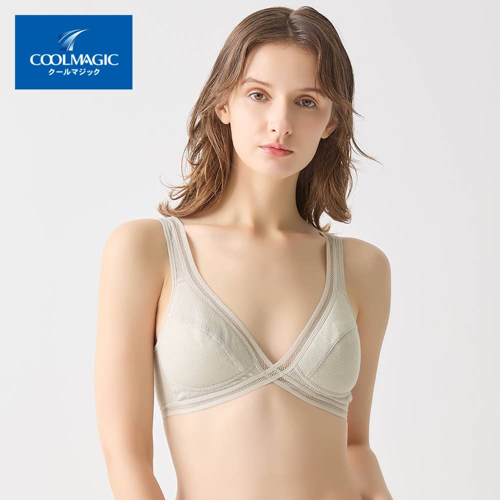 【抜群の通気性】ノンワイヤーブラジャー