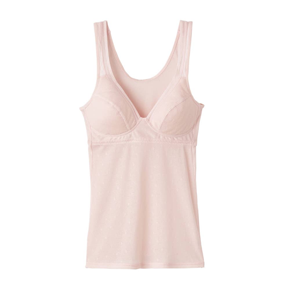 【抜群の通気性】ブラキャミソール EN2021Z ライトピンク