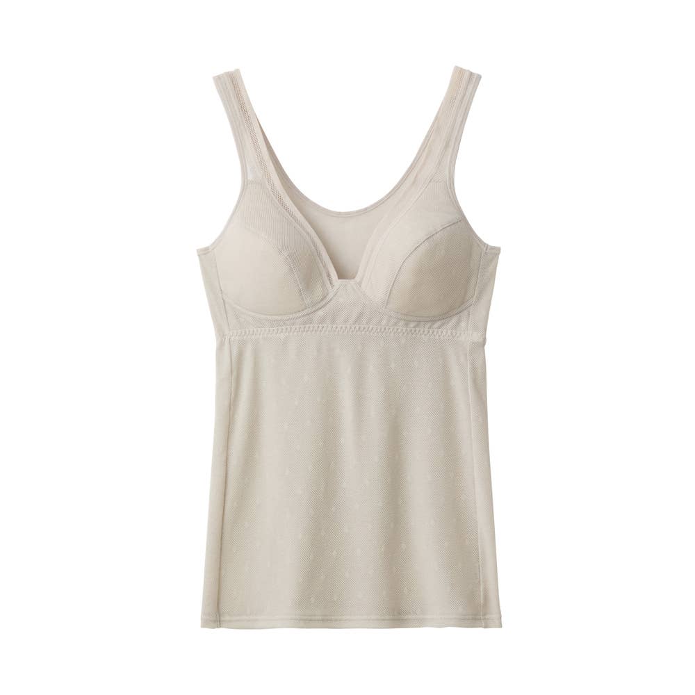 【抜群の通気性】ブラキャミソール EN2021Z ミストグレー