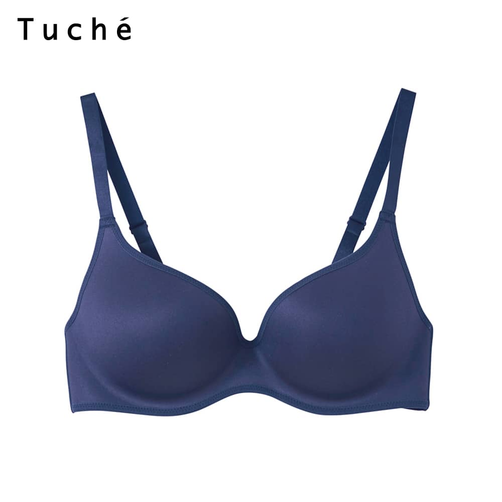 ＜GUNZE グンゼ＞ Tuche(トゥシェ) 【Future Bra トレンドカラー】ノンワイヤーブラジャー（レディース） ボルドー C75画像