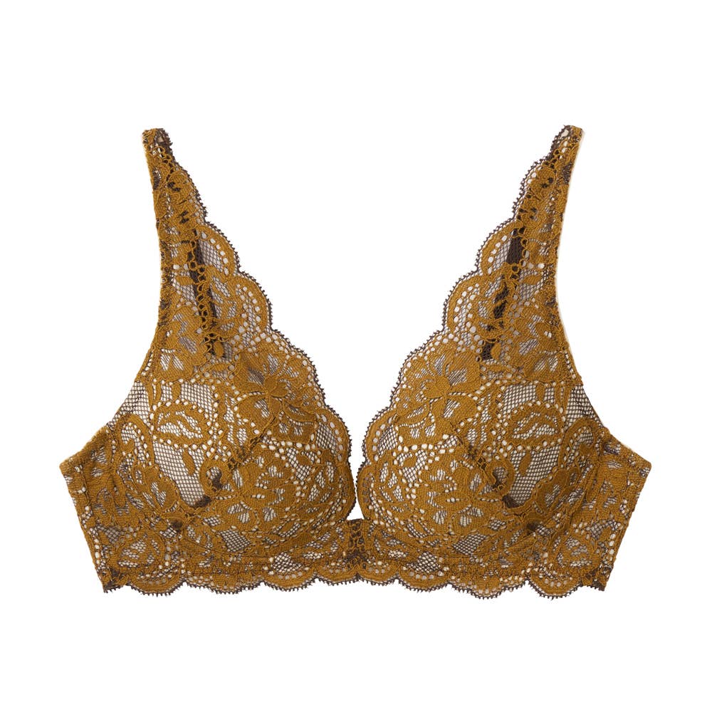 【ふわっと盛れる】ワイヤレスブラジャー【セット割対象】 JB601EC アーバンブラック