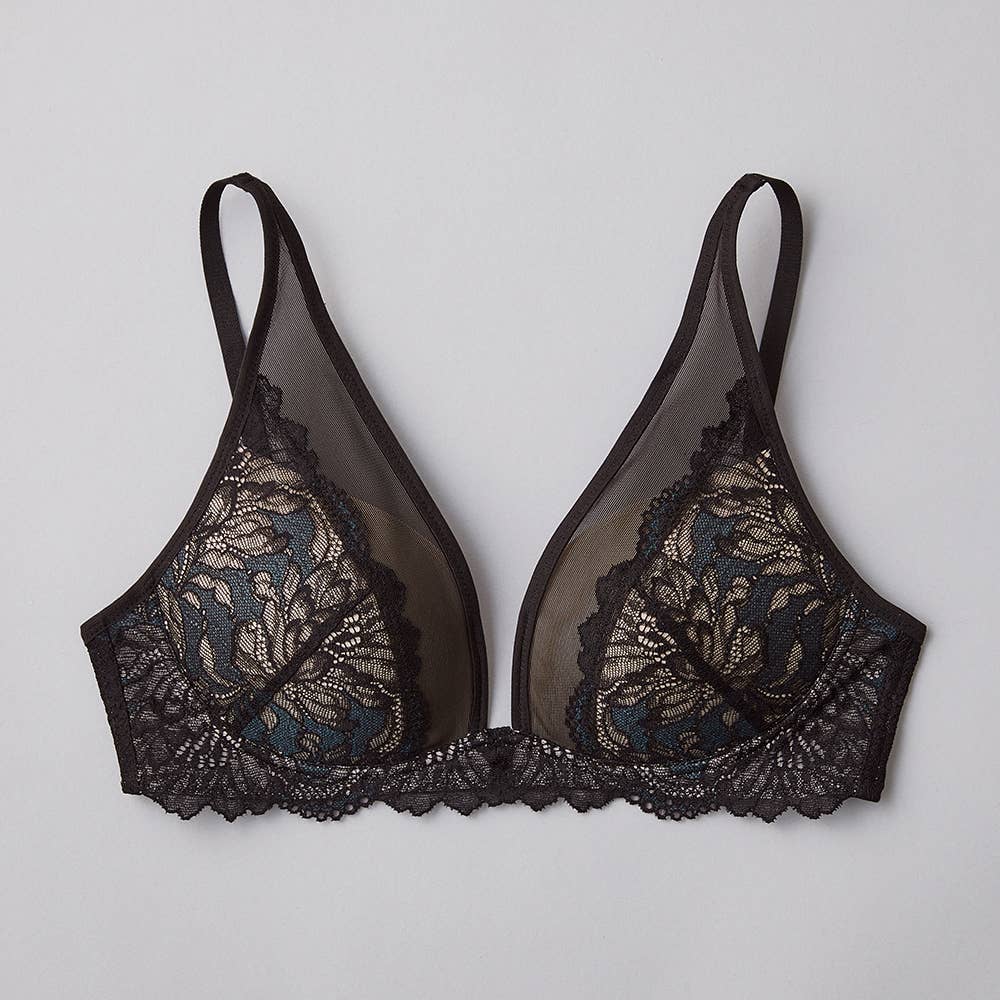 【サイドすっきり】ノンワイヤーブラジャー【SALE】 JB6036EC ブラック