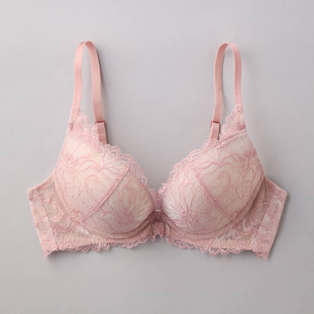 【神業盛】3/4カップワイヤーブラジャー JB6044H シャロンピンク