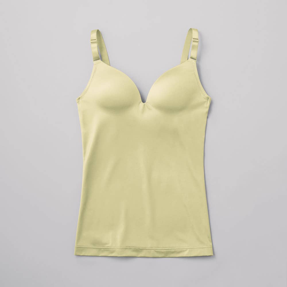 【神業盛スムース】ワイヤレスブラトップ JN1003P ライム