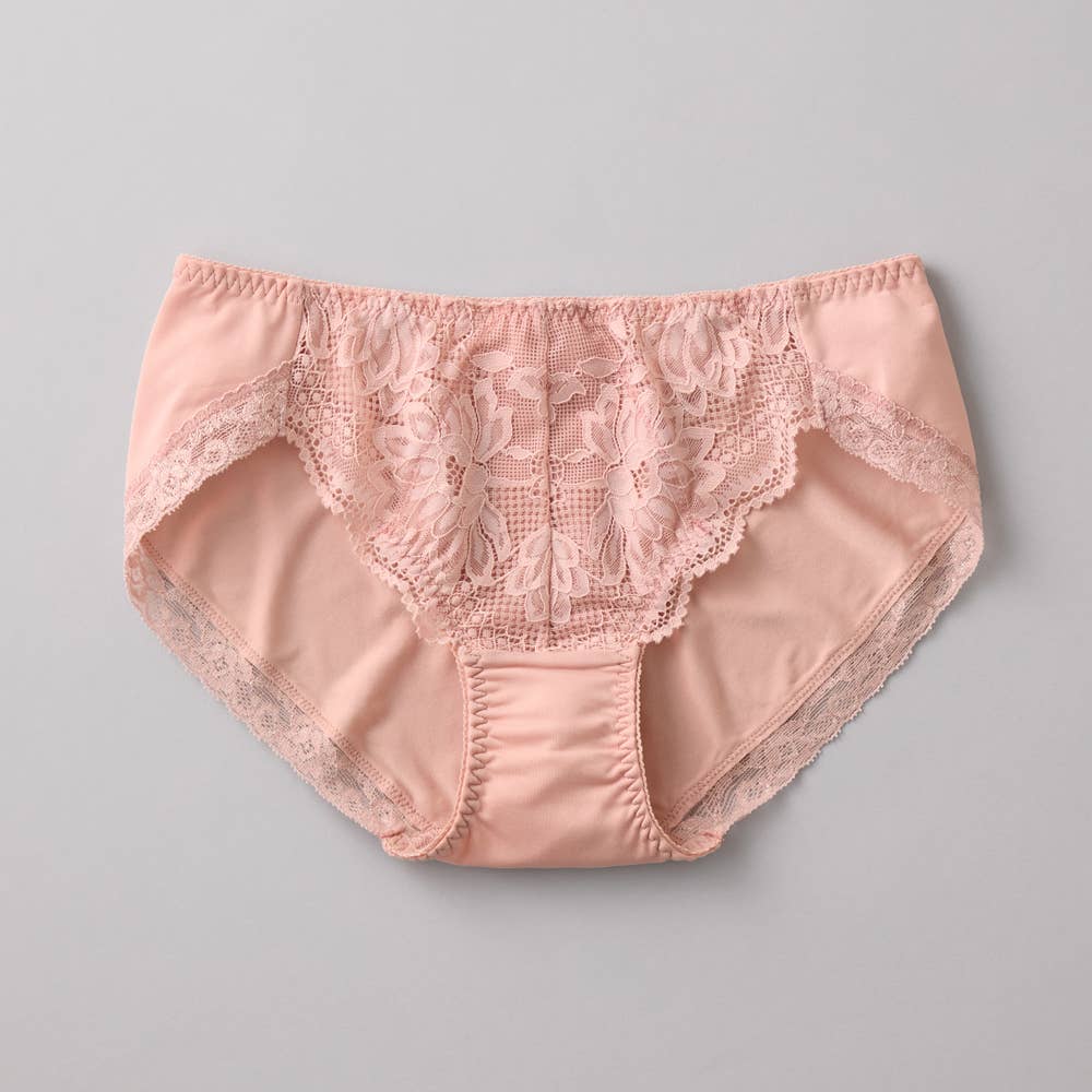 【ふわっと盛れる】ハーフショーツ【セット割対象】 JS1057H チークピンク