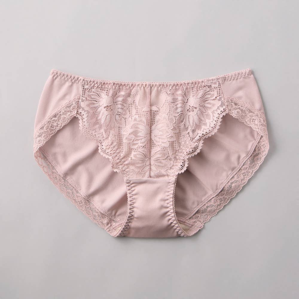 【ふわっと盛れる】ハーフショーツ【セット割対象】 JS1057H モーヴピンク