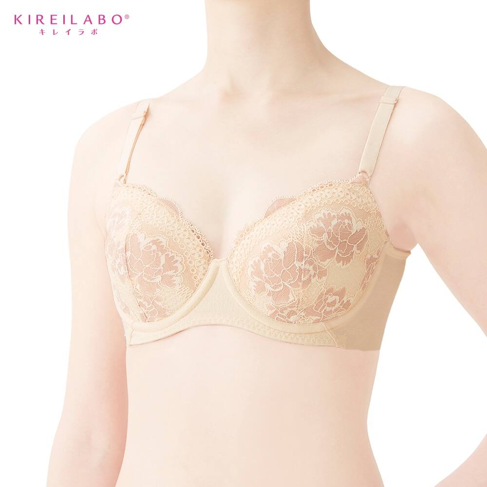 ＜GUNZE グンゼ＞ 40%OFF！KIREILABO(キレイラボ) 3/4カップワイヤーブラジャー(レディース)【SALE】 パールグレー A85