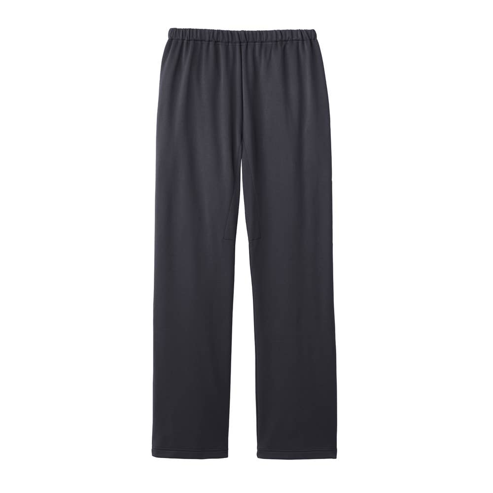 【寝るパン】内もも調温素材当て布付 長パンツ KW4013 チャコールグレー