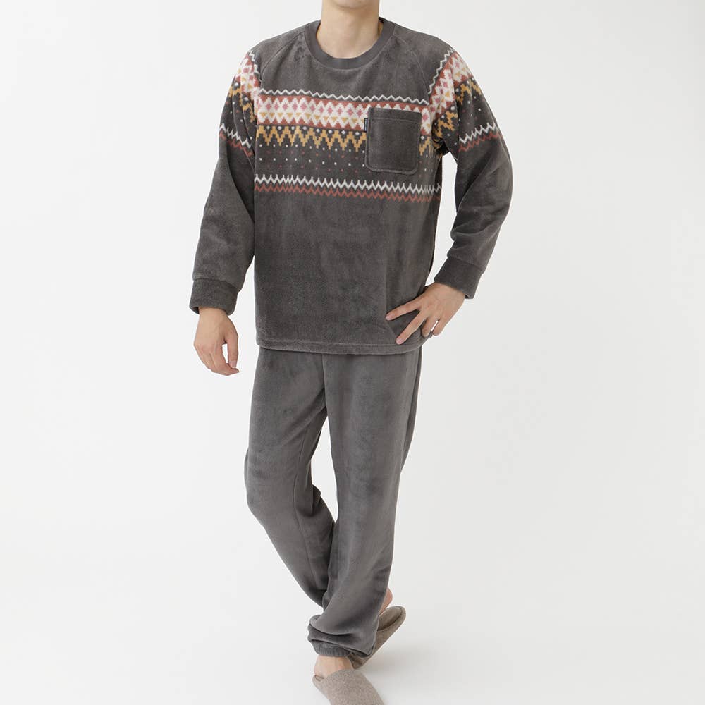 セットアップ 長袖長パンツ メンズ Mh6601 メンズ パジャマ ルームウェア