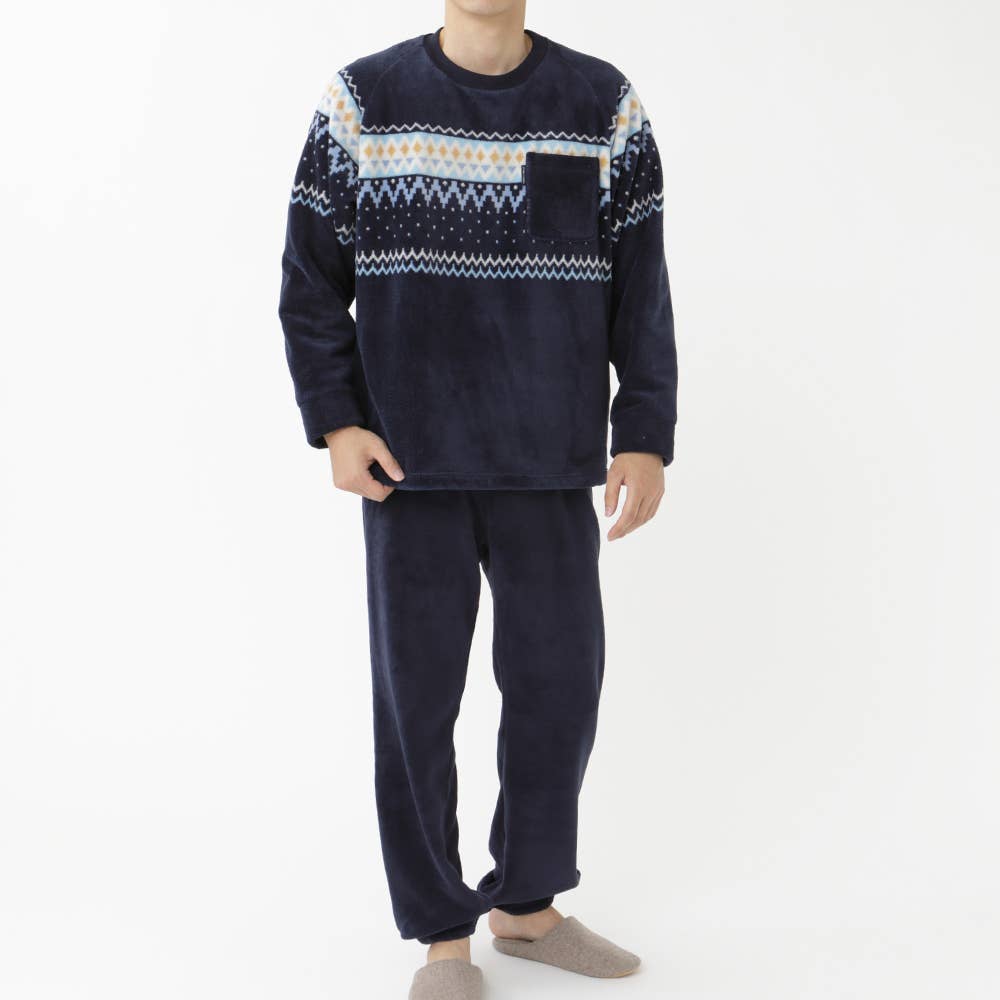 セットアップ 長袖長パンツ メンズ Mh6601 メンズ パジャマ ルームウェア