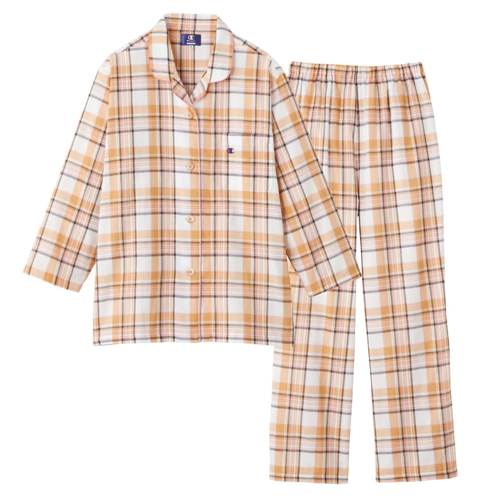 ワコール　婦人パジャマ　長袖長ズボン　やわらかWガーゼ綿100% Sサイズ trim_ofcrs_item61471f926f4011e