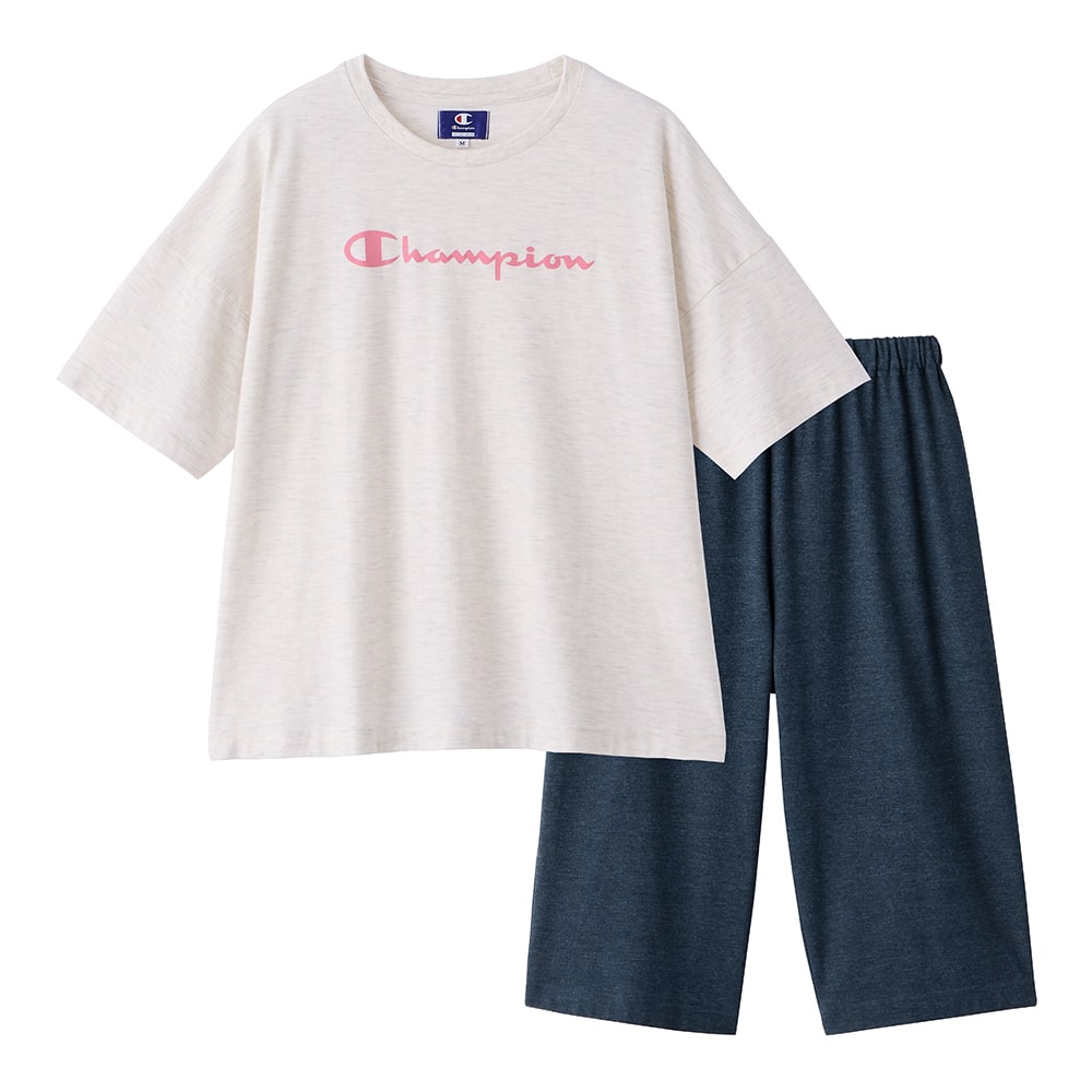 綿混 ルームウェア 半袖5分丈パンツ【SALE】 OL3205
