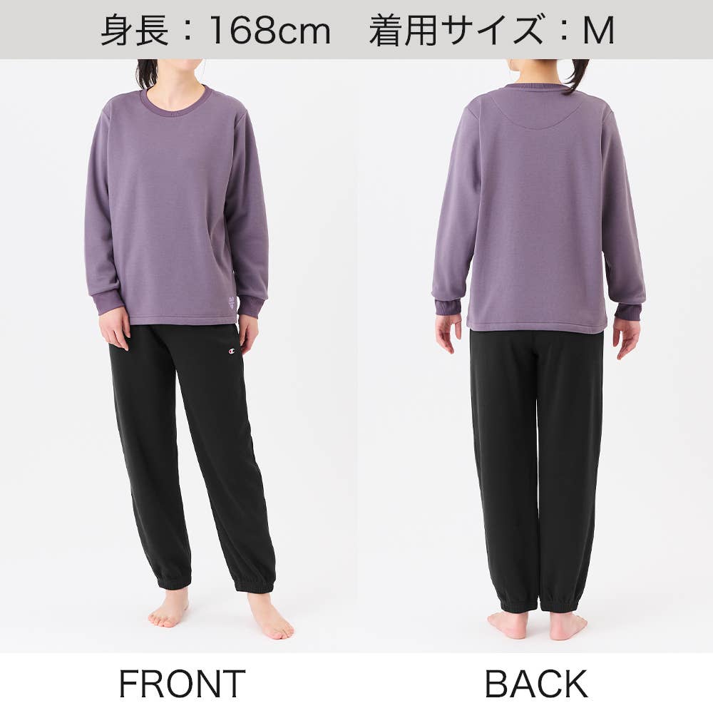 【裏ボア】長袖長パンツ ハートロゴルームウェア OL8825 E6