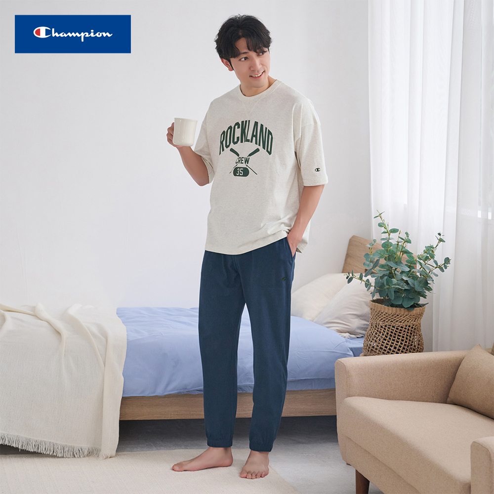 【Champion・綿100%】ルームウェア 半袖長パンツ