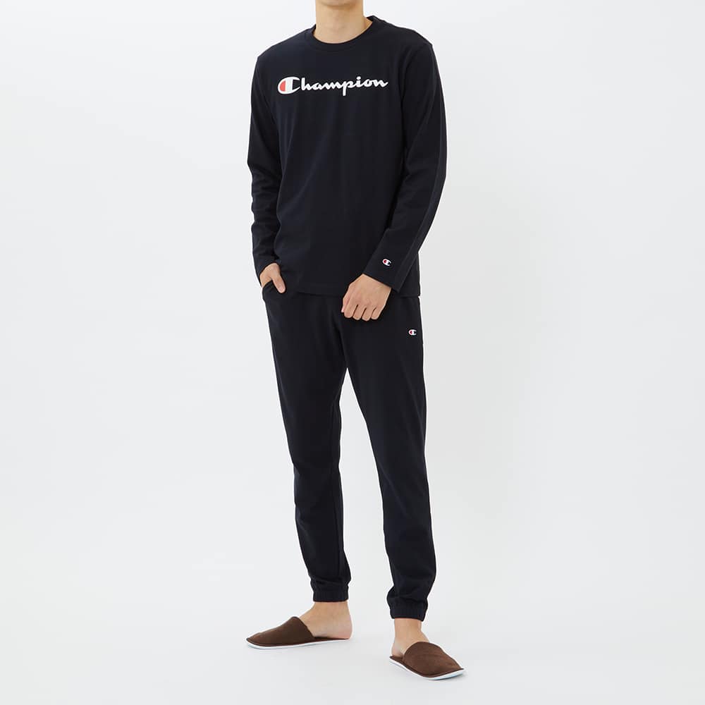 高級感 綿100% ルームウェア パジャマ :メンズ OM47108 長袖長パンツ 服&ファッション小物