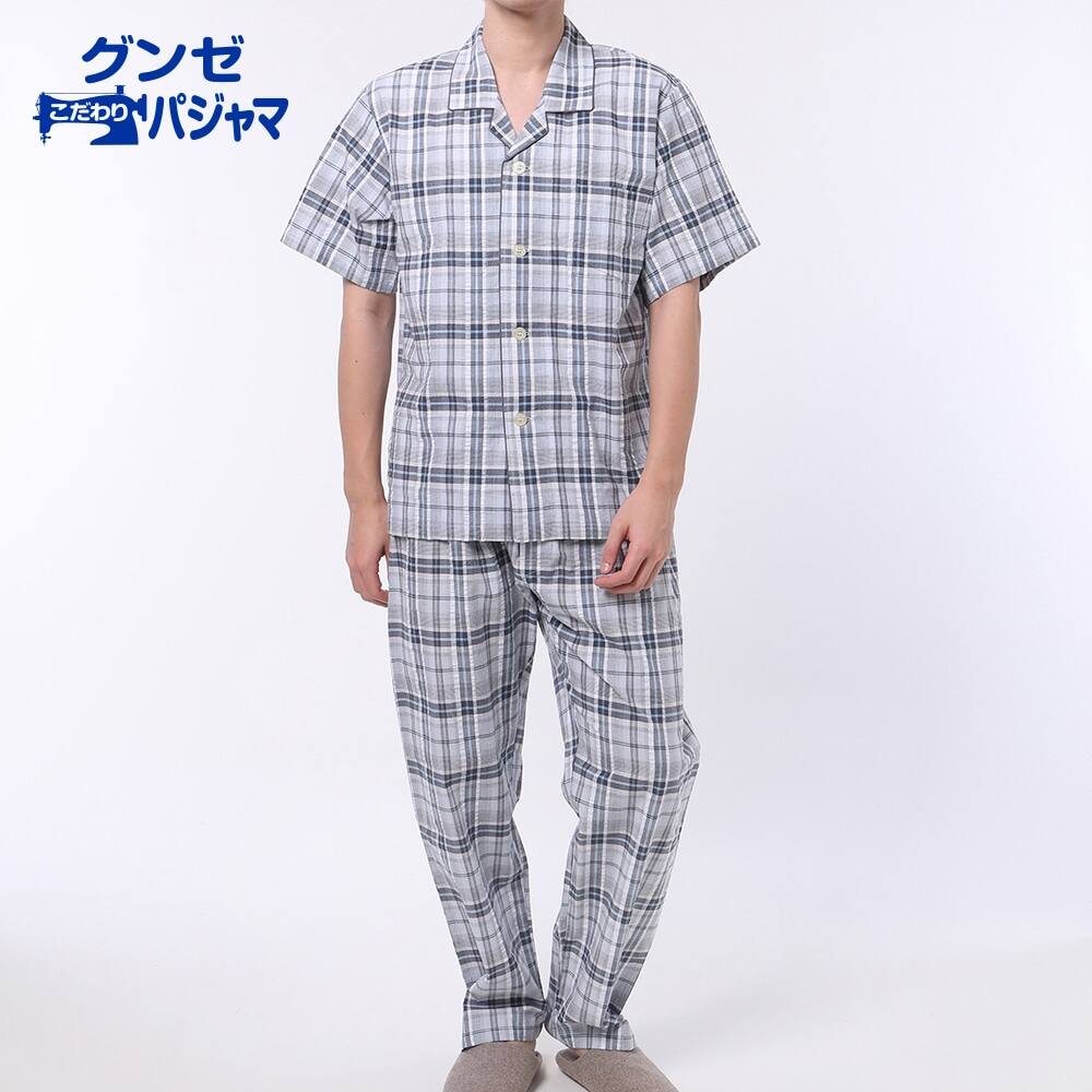 パジャマ 半袖長パンツ メンズ Sf1011 メンズ パジャマ ルームウェア
